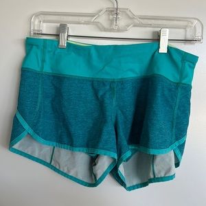Lululemon teal shorts